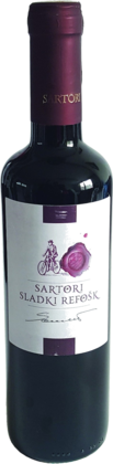 Bottle of Sartori sweet refosco